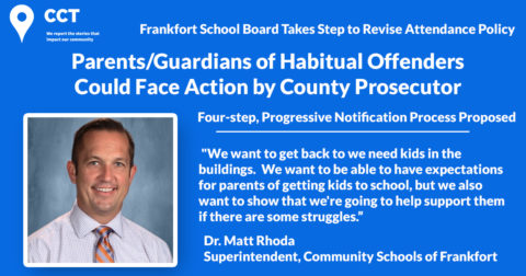 CSF Takes Step to Revise Attendance Policy; Parents/Guardians of Habitual Offenders Could Face Action by County Prosecutor