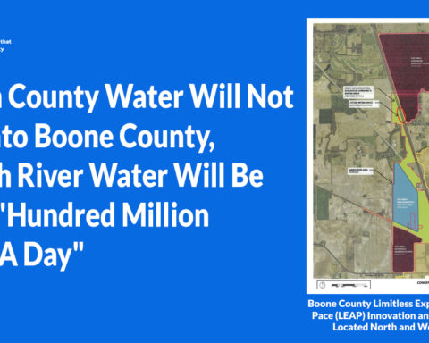 Clinton County Water Will Not Flow Into Boone County, Wabash River Water Will Be Used - "Hundred Million Gallon A Day"