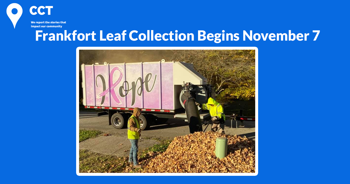 Frankfort Leaf Collection Begins November 7